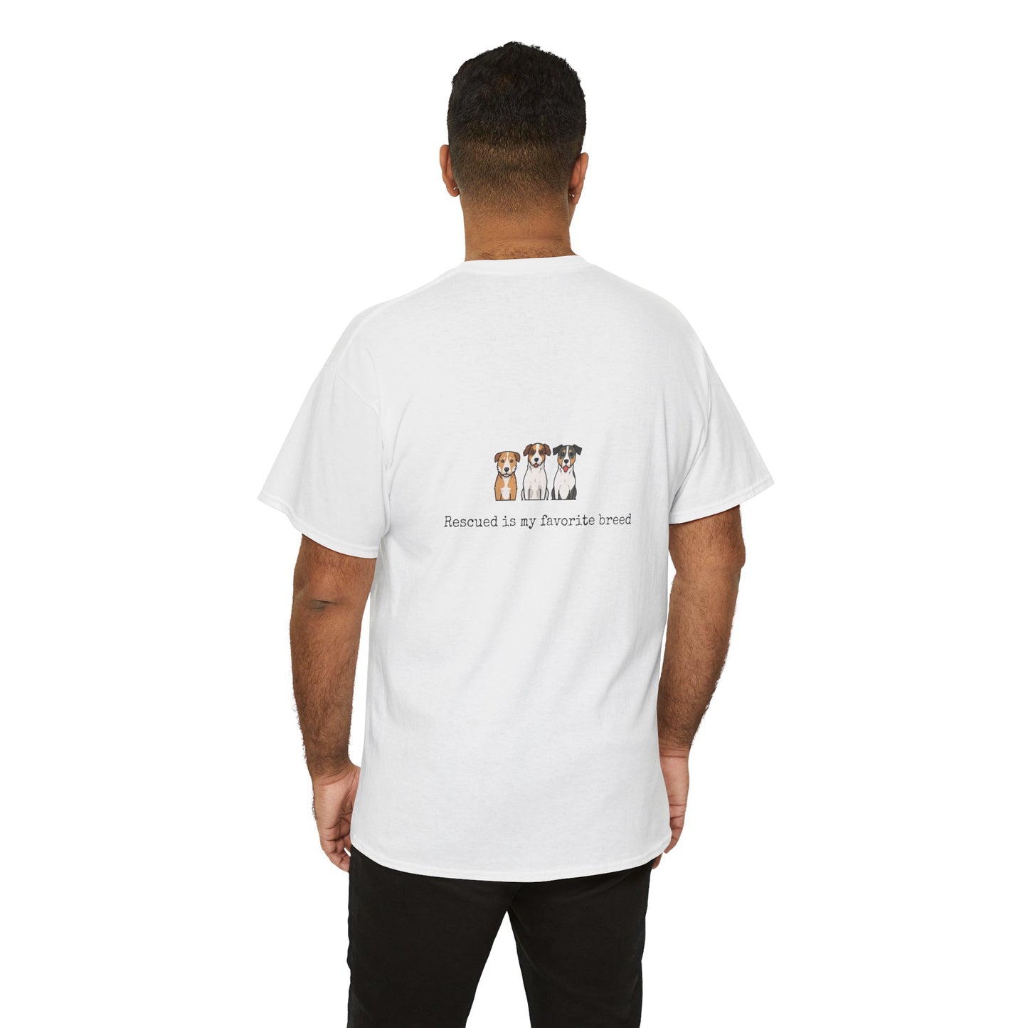 Rescued & Proud - Unisex Dog Lover T-Shirt
