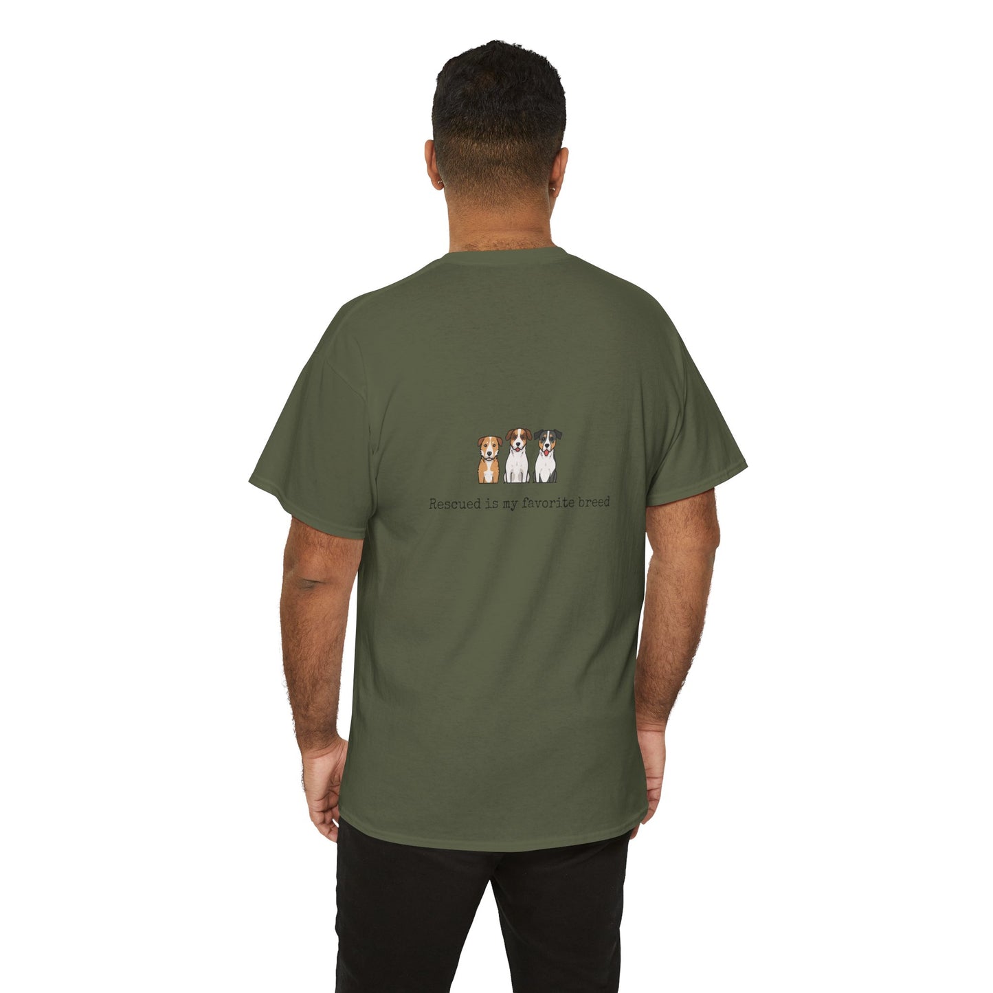 Rescued & Proud - Unisex Dog Lover T-Shirt