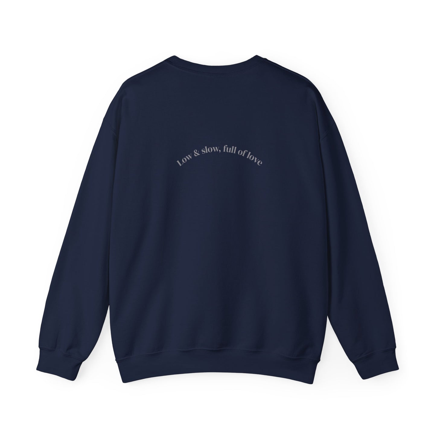 Bassett Hound Dog - Unisex Crewneck Sweatshirt (light gray ink)