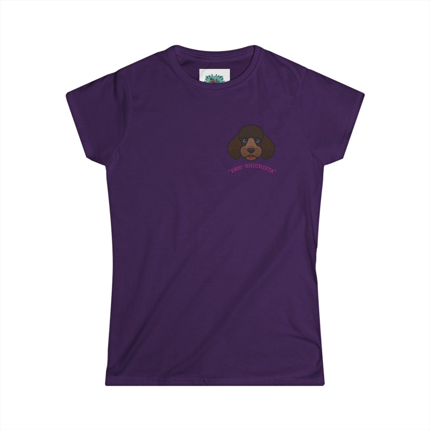 Poodle Dog Women's Softstyle T-Shirt