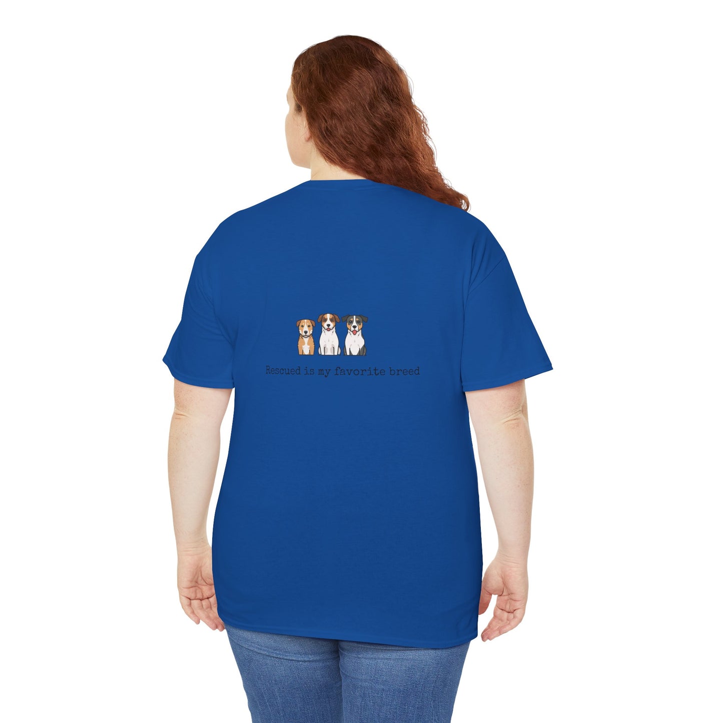 Rescued & Proud - Unisex Dog Lover T-Shirt