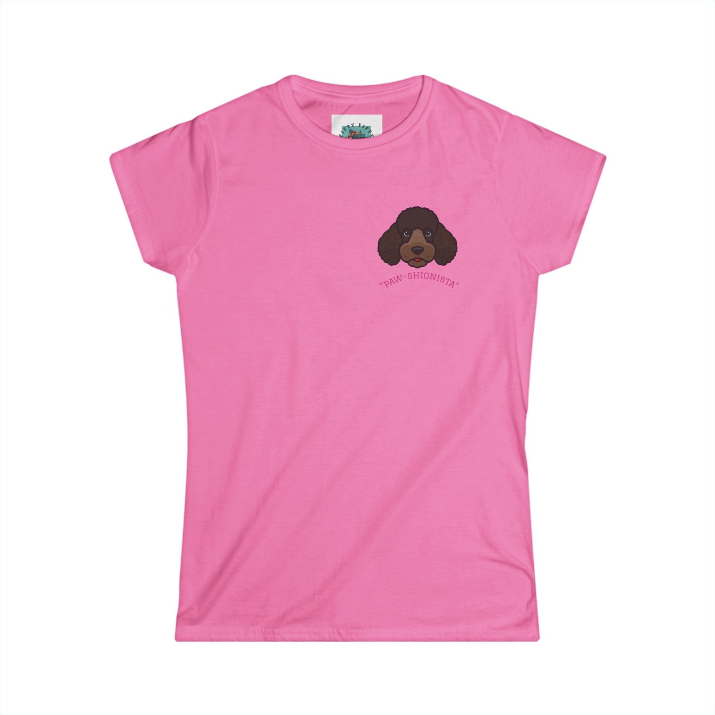 Poodle Dog Women's Softstyle T-Shirt