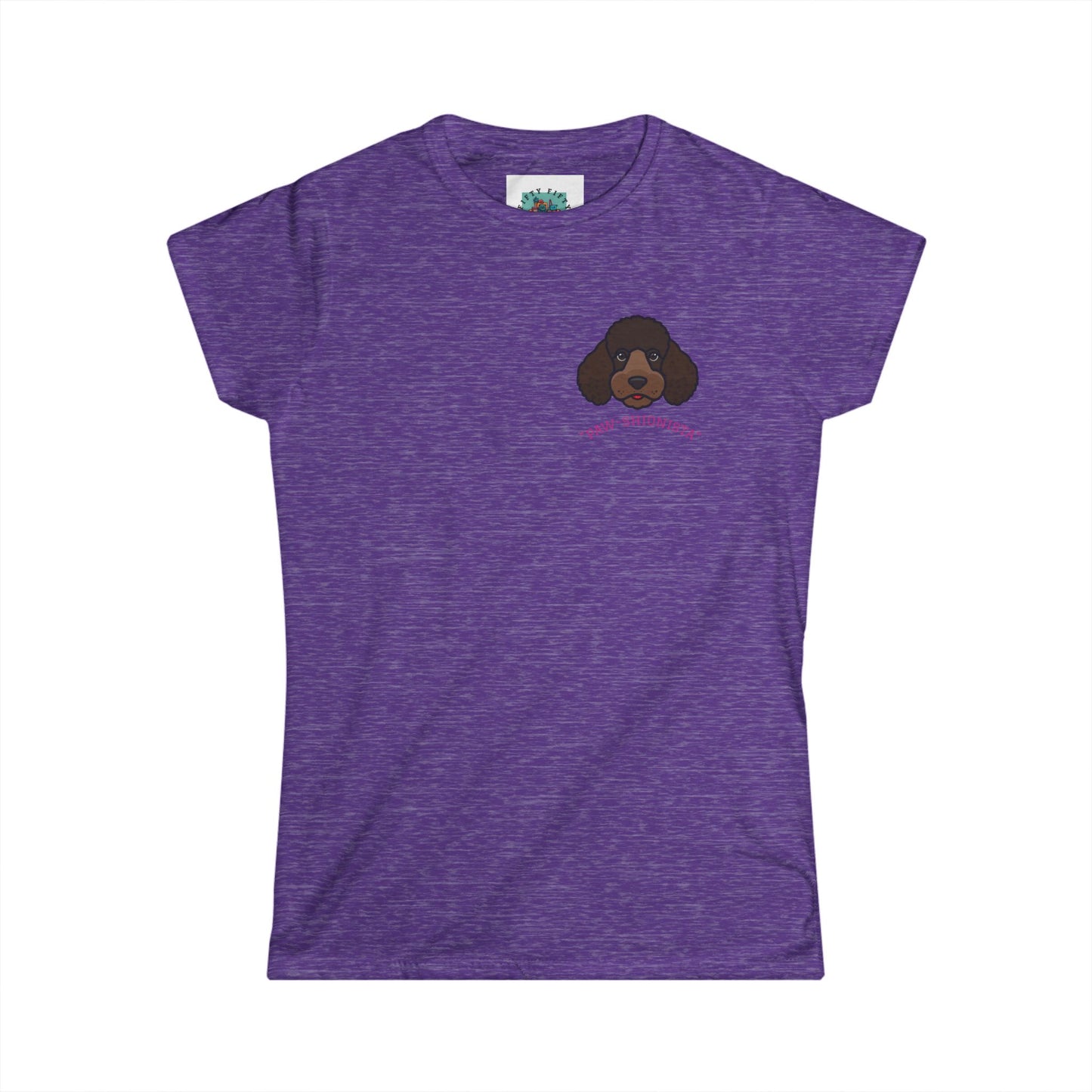 Poodle Dog Women's Softstyle T-Shirt