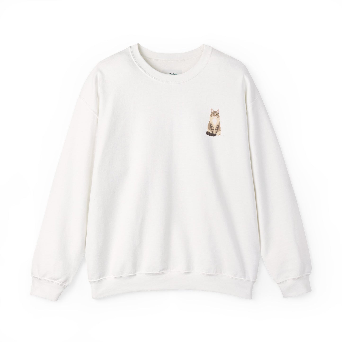 Domestic Longhair Cat - Unisex Crewneck Sweatshirt