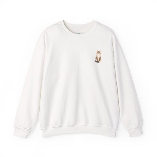 Domestic Longhair Cat - Unisex Crewneck Sweatshirt