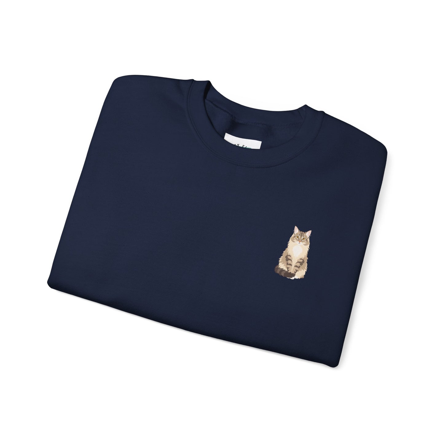 Domestic Longhair Cat - Unisex Crewneck Sweatshirt