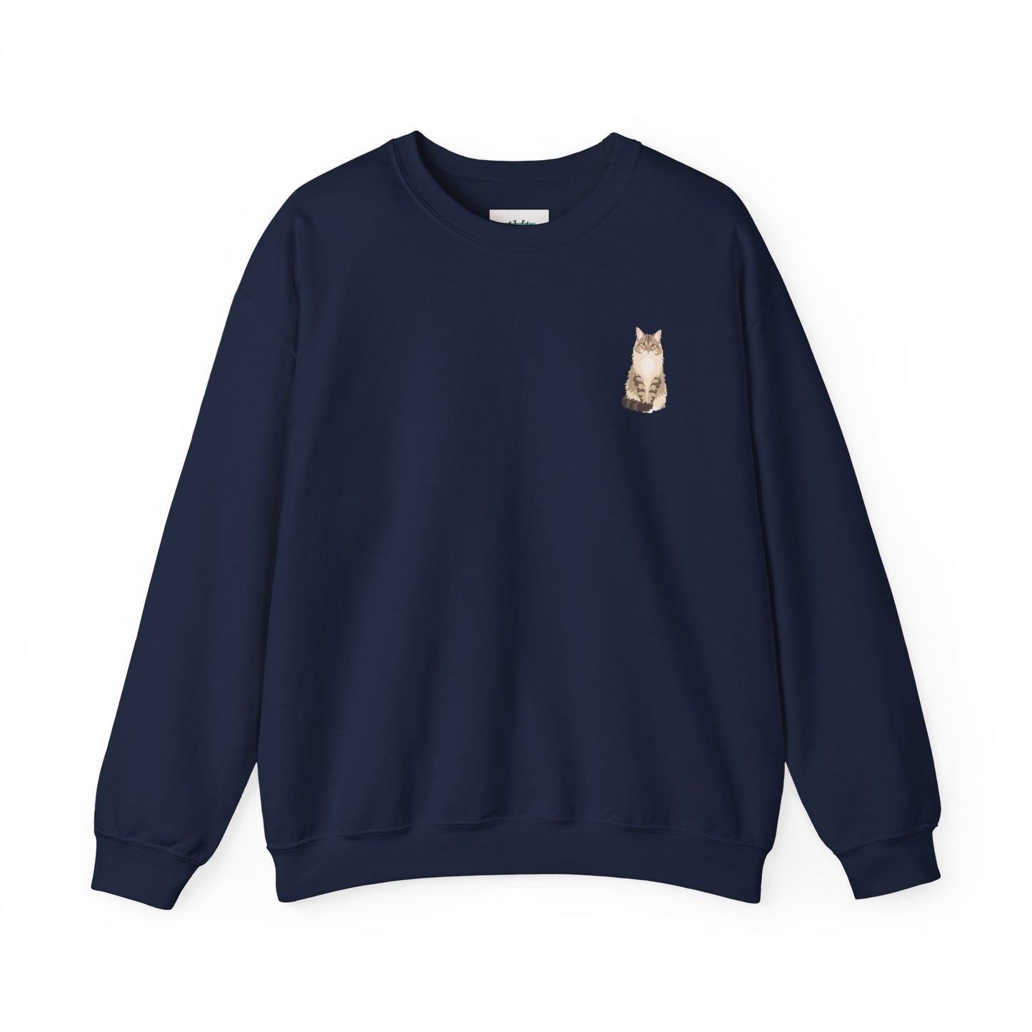 Domestic Longhair Cat - Unisex Crewneck Sweatshirt