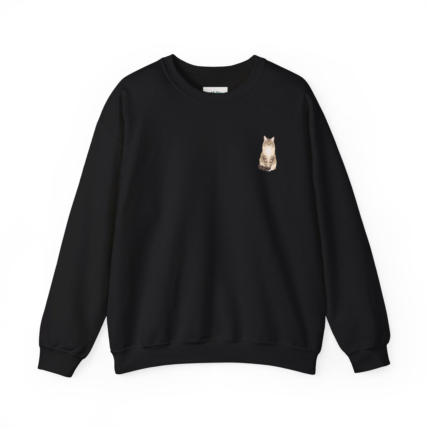 Domestic Longhair Cat - Unisex Crewneck Sweatshirt