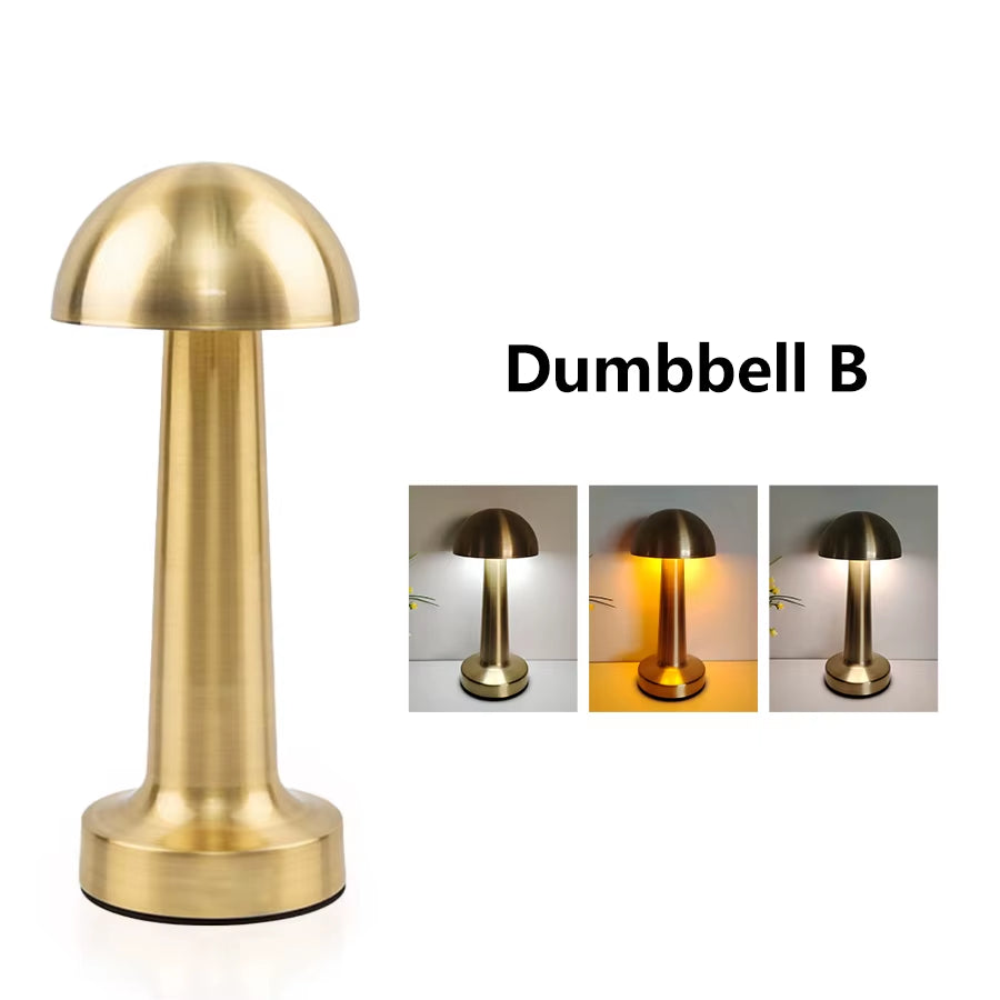 Stylish Rechargeable LED Touch Table Lamp - Perfect for Bars, Coffee Tables, and Restaurant Decor