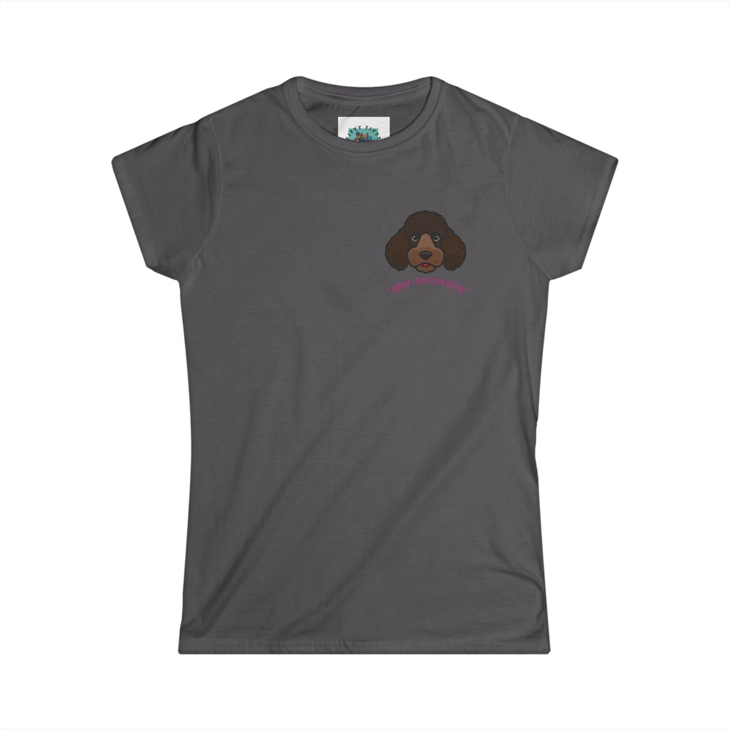 Poodle Dog Women's Softstyle T-Shirt