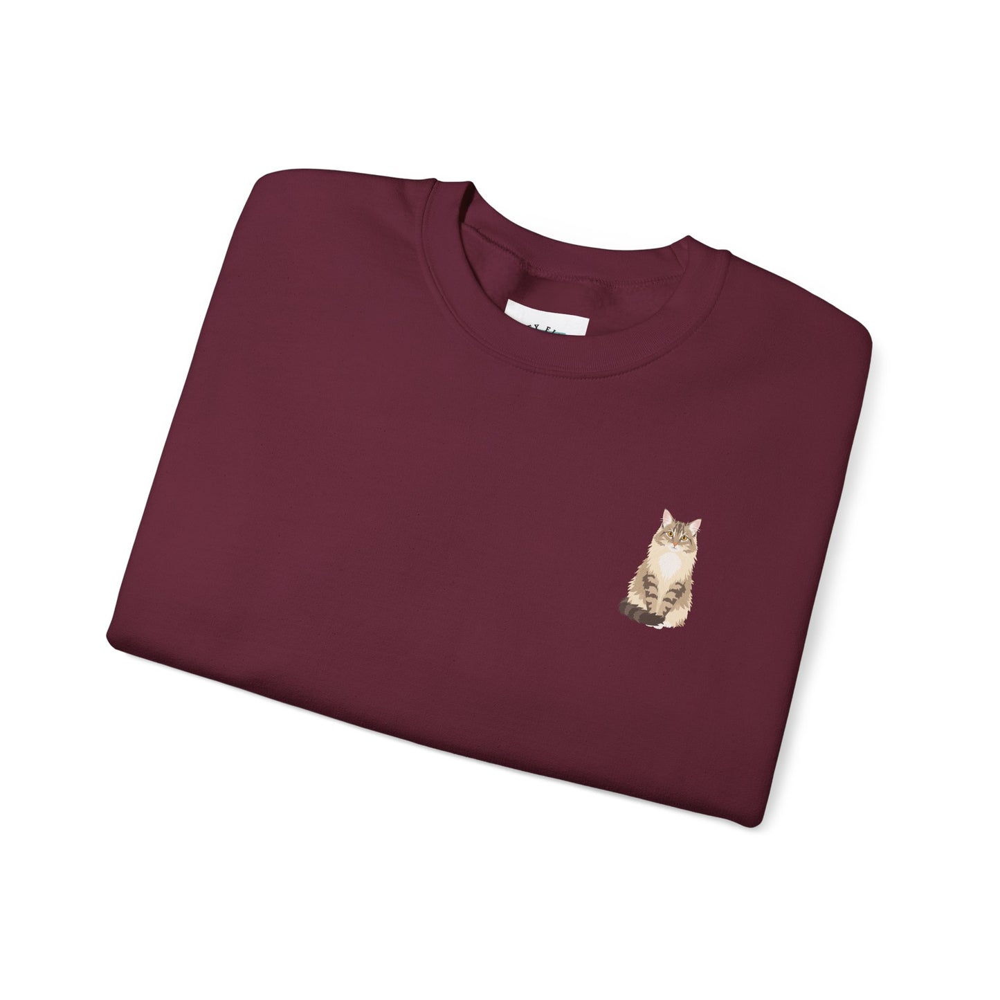 Domestic Longhair Cat - Unisex Crewneck Sweatshirt