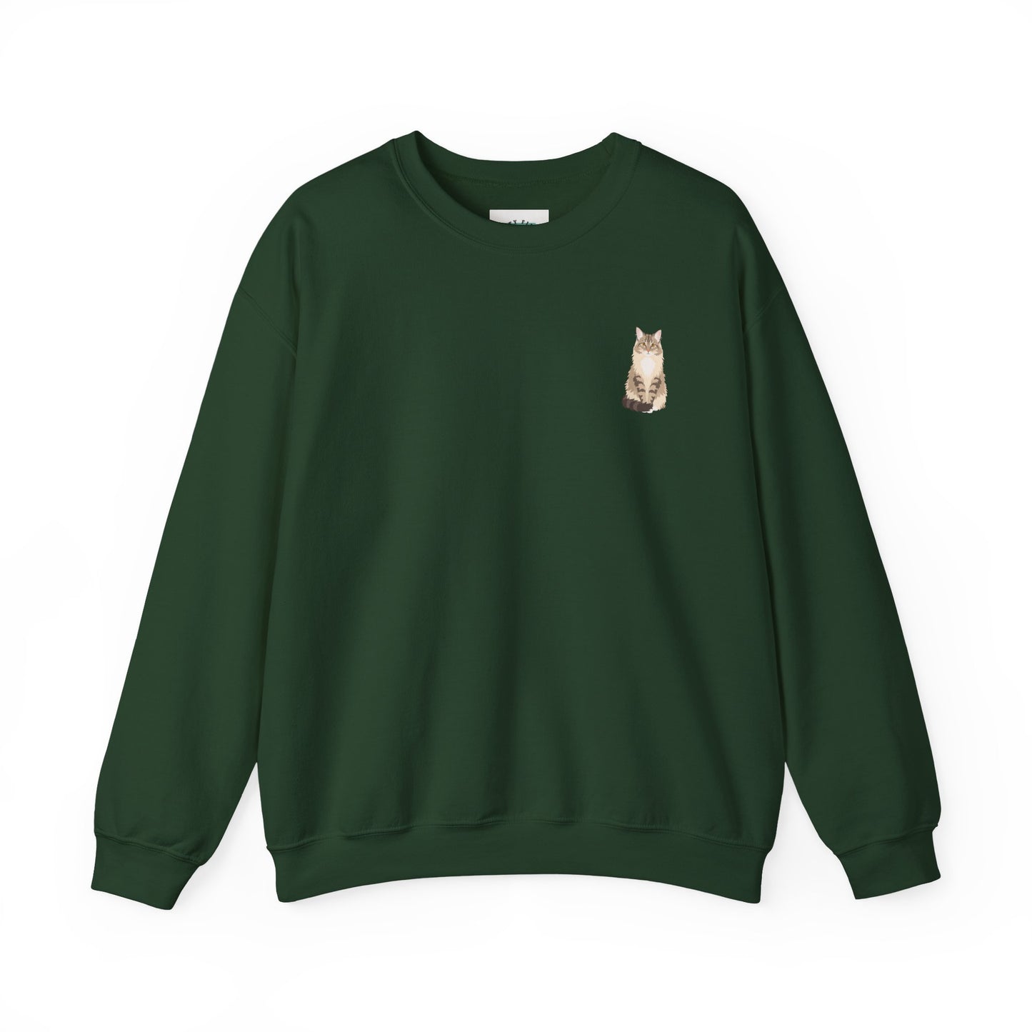 Domestic Longhair Cat - Unisex Crewneck Sweatshirt