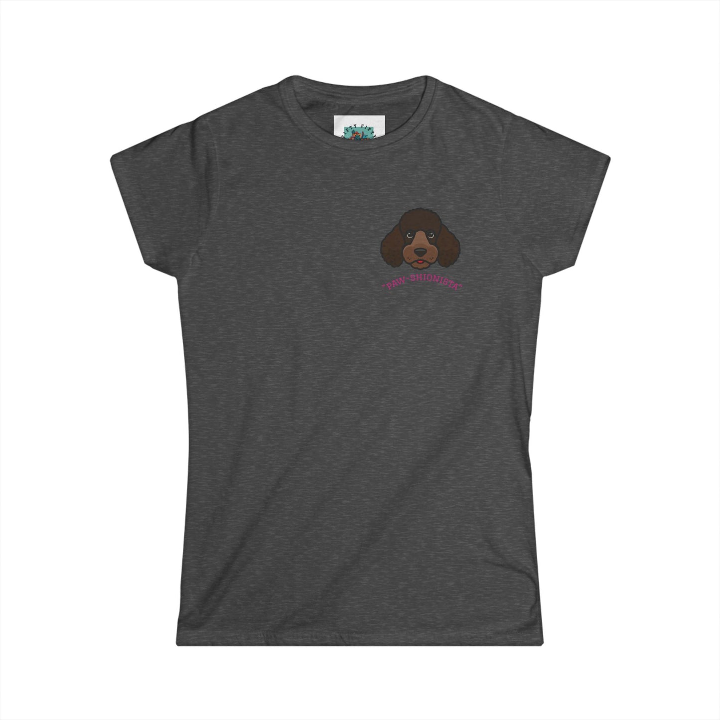 Poodle Dog Women's Softstyle T-Shirt