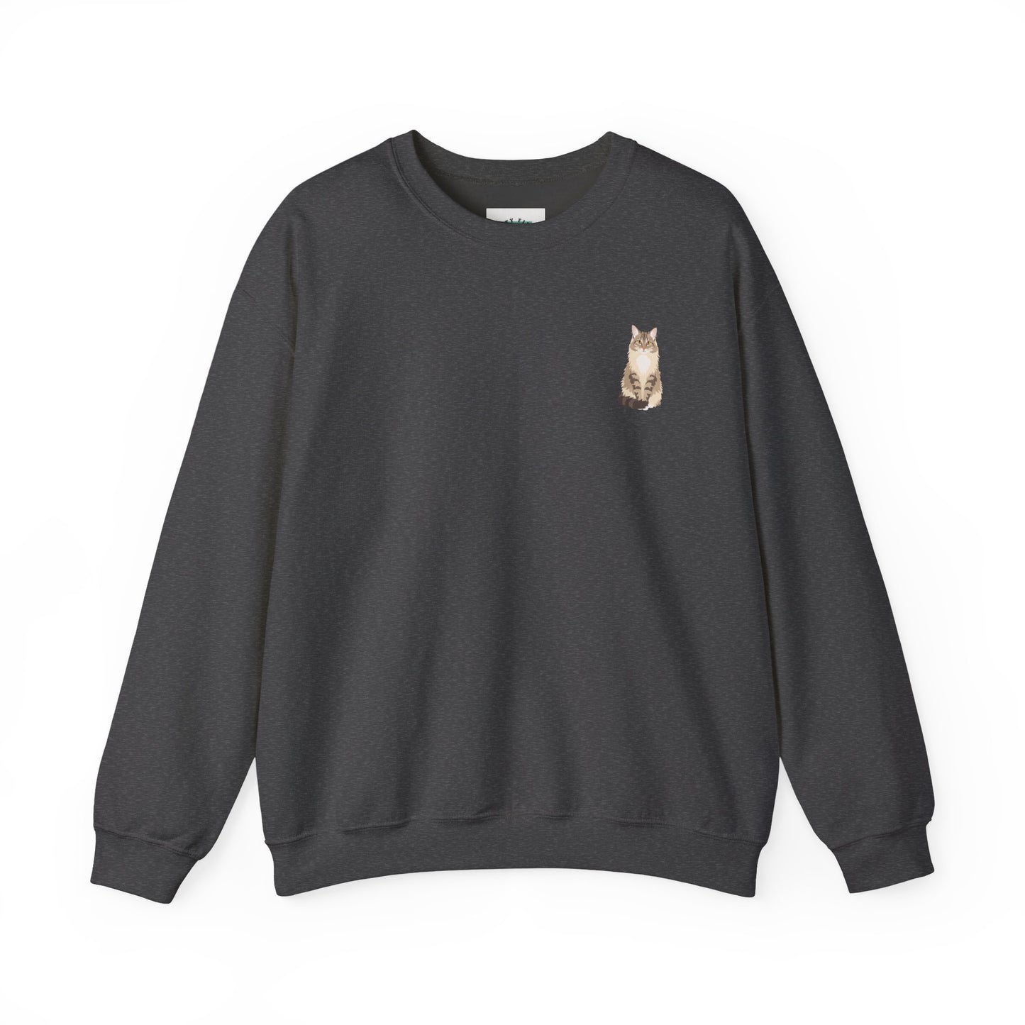Domestic Longhair Cat - Unisex Crewneck Sweatshirt
