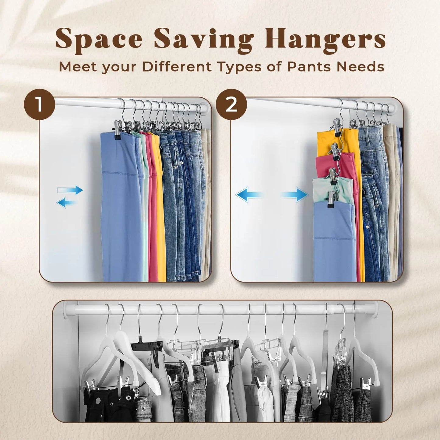 10Pcs Stainless Steel Clothespins with Hook Laundry Organizer Portable Hanging Clip Closet Hanger Efficient Clothes Management