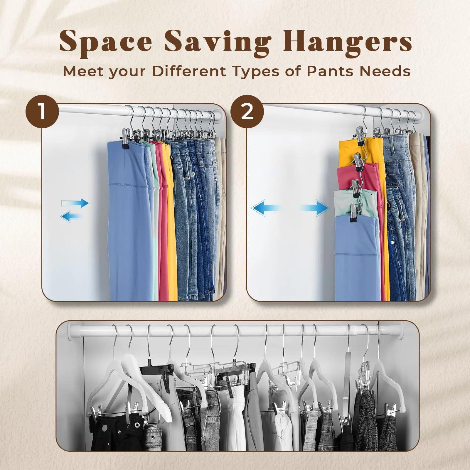 10Pcs Stainless Steel Clothespins with Hook Laundry Organizer Portable Hanging Clip Closet Hanger Efficient Clothes Management
