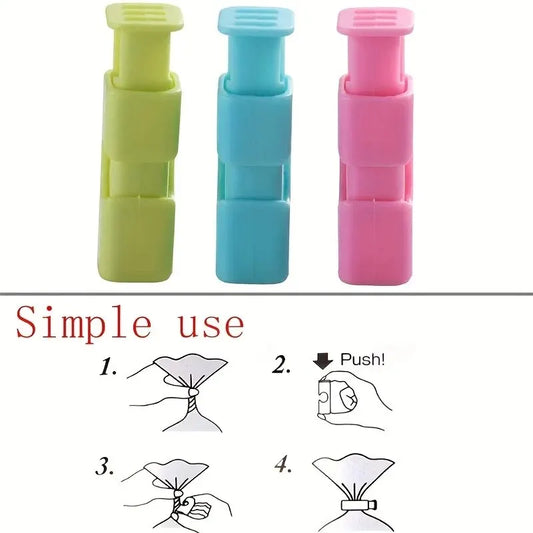 10-Piece Food Sealing Clips - Keep Your Snacks Fresh and Moisture-Free!