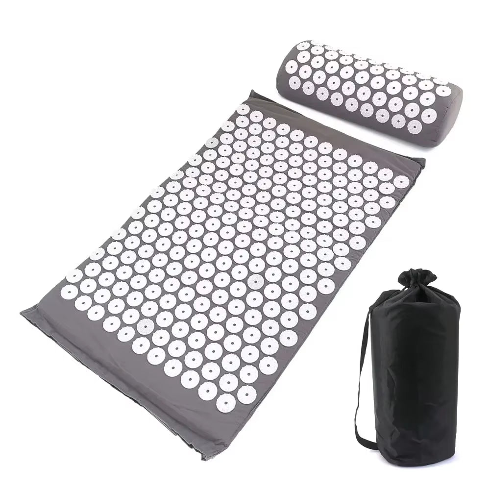 Ultimate Acupressure Massage Cushion & Yoga Mat Set for Pain Relief and Stress Relief